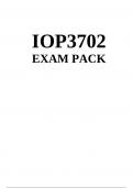 IOP3702 EXAM PACK 2023