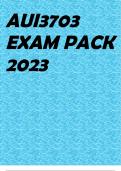 AUI3703 EXAM PACK 2023