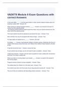 VADETS Module 8 Exam Questions with correct Answers