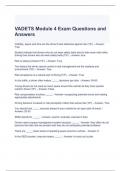 VADETS Module 4 Exam Questions and Answers