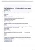 VADETS FINAL EXAM QUESTIONS AND ANSWER 2023