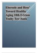  Test Bank  for Ebersole and Hess’ Toward Healthy Aging 10th Edition Touhy.pdf