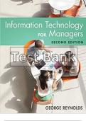 Information Technology for Managers 2nd Edition Reynolds Test Bank