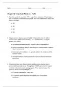 Chapter 13: Intracellular Membrane Traffic TEST BANK MOLECULAR BIOLOGY OF THE CELL, 7TH EDITION BRUCE ALBERTS