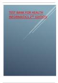 TEST BANK FOR HEALTH INFORMATICS 2ND EDITION  LATEST REVISED UPDATE .pdf