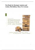 Test Bank for Strategic Analysis and  Action, 9th Edition,Test Bank for Strategic Analysis and  Action, 9th Edition,Test Bank for Strategic Analysis and  Action, 9th Edition,Test Bank for Strategic Analysis and  Action, 9th Edition,Test Bank for Strategic