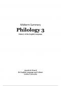 Midterm Summary Philology 3: History of the English Language
