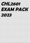 CHL2601 EXAM PACK 2023