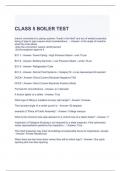 CLASS 5 BOILER TEST QUESTIONS AND ANSWERS