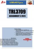 TRL3709 Assignment 5 Semester 2 2023