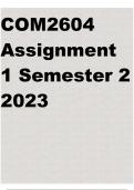 COM2604 Assignment 1 Semester 2 2023