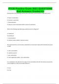 PTCB Practice Exam 2023 QUESTIONS And Answers Graded A+