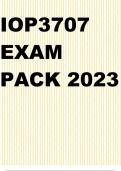 IOP3707 EXAM PACK 2023