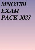 MNO3701 EXAM PACK 2023