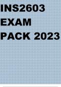 INS2603 EXAM PACK 2023