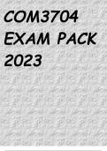 COM3704 EXAM PACK 2023