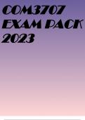 COM3707 EXAM PACK 2023