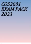 COS2601 EXAM PACK 2023