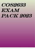 COS2633 EXAM PACK 2023