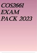 COS2661 EXAM PACK 2023