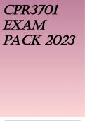 CPR3701 EXAM PACK 2023