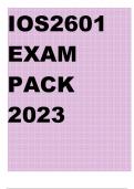 IOS2601 EXAM PACK 2023