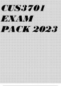 CUS3701 EXAM PACK 2023