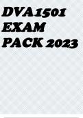 DVA1501 EXAM PACK 2023