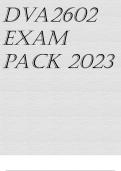 DVA2602 EXAM PACK 2023