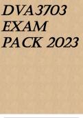 DVA3703 EXAM PACK 2023