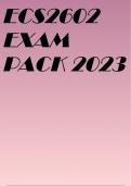 ECS2602 EXAM PACK 2023