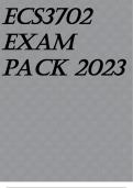 ECS3702 EXAM PACK 2023