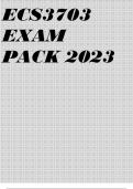 ECS3703 EXAM PACK 2023