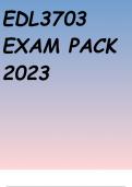 EDL3703 EXAM PACK 2023