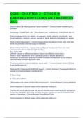 CQIB - CHAPTER 2 - ETHICS IN BANKING QUESTIONS AND ANSWERS 2023