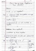 CBSE CLASS 10 | maths chapter 3 - Linear equations notes | Topper Notes Summary handwritten 