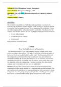 BUS 1101 Principles of Business Management - discussion assignment Unit 4