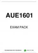 AUE1601 EXAM PACK 2023