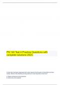  PN 140 Test 4 Practice Questions with complete solutions 2023.