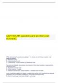  CCHT EXAM questions and answers well illustrated.