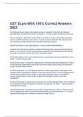 CET Exam Questions And Answers 2023