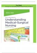 Test Bank for Davis Advantage for Understanding Medical-Surgical Nursing, 7th Edition by Linda S. Williams