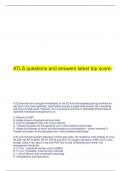  ATLS questions and answers latest top score.