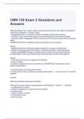 CMN 120 Exam 2 Questions and Answers (Graded A)