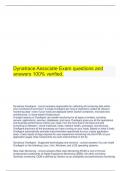  Dynatrace Associate Exam questions and answers 100% verified.  