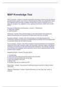 MAP Knowledge Test Questions and Answers
