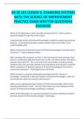 IHI QI 101 LESSON 3  CHANGING SYSTEMS WITH THE SCIENCE OF IMPROVEMENT PRACTICE EXAM WRITTEN QUESTIONS ANSWERS