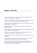 FNP 590 MIDTERM AND  FINALS QUESTIONS & ANSWERS LATEST UPDATE