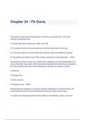 Davis Advantage Chapter 24 - FA (A+ GRADED)