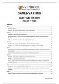  Volledige samenvatting Auditing Theory